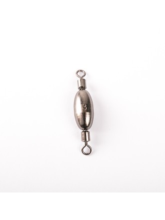 Wise Angler Barrel Brass Weight Rolling Swivel
