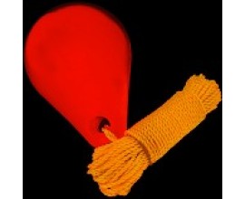 9 Inch Orange Float with 30m rope