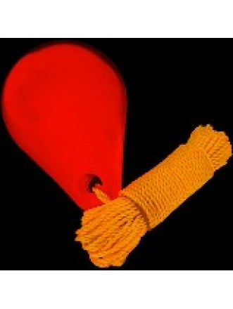 9 Inch Orange Float with 30m rope